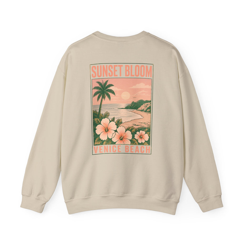 Venice Beach Sunset Bloom Sweatshirt