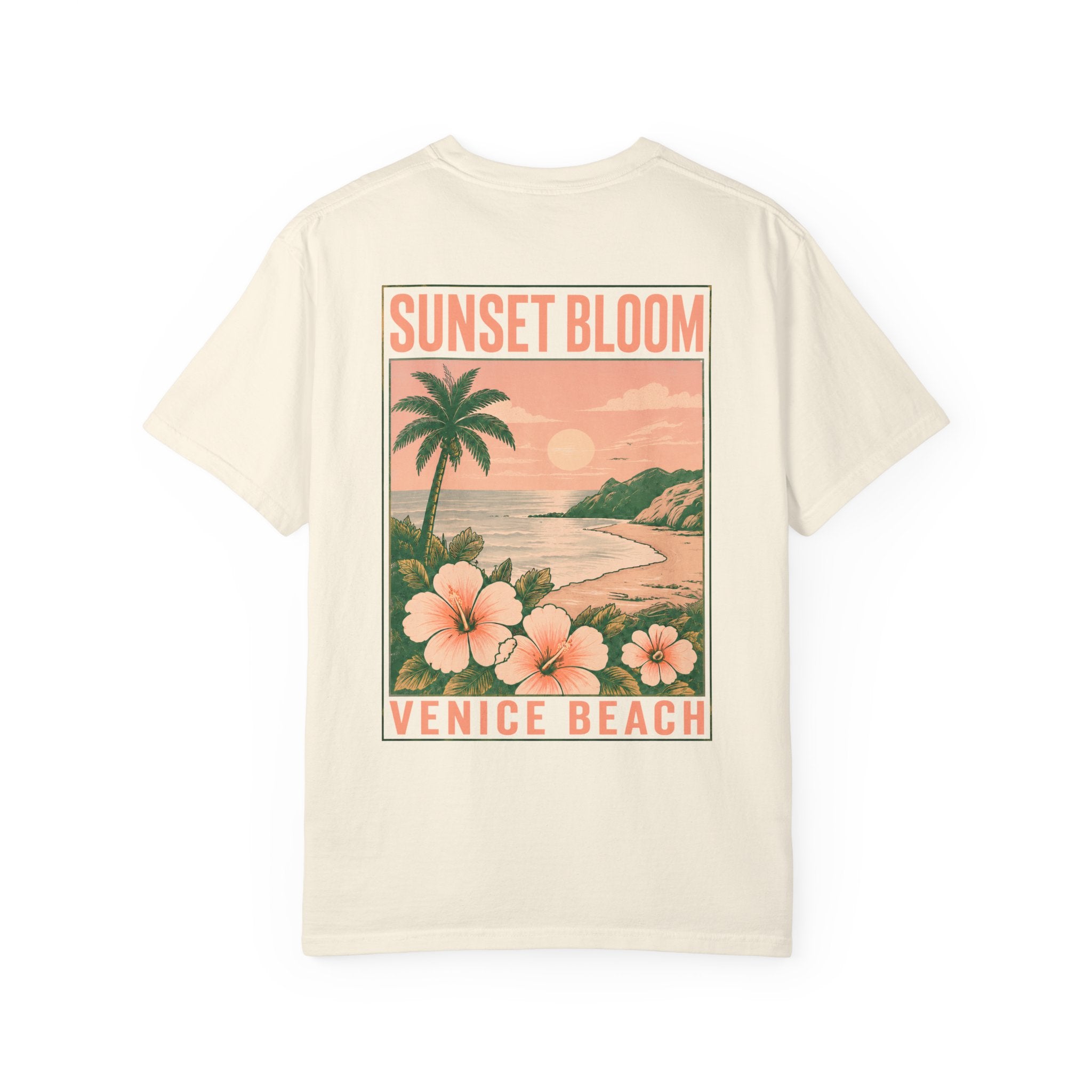 Sunset Bloom Venice Beach Retro Shirt