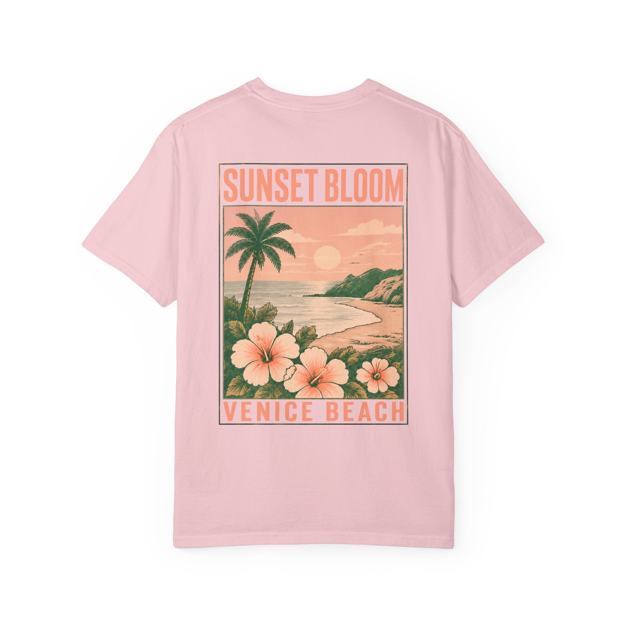 Sunset Bloom Venice Beach Retro Shirt